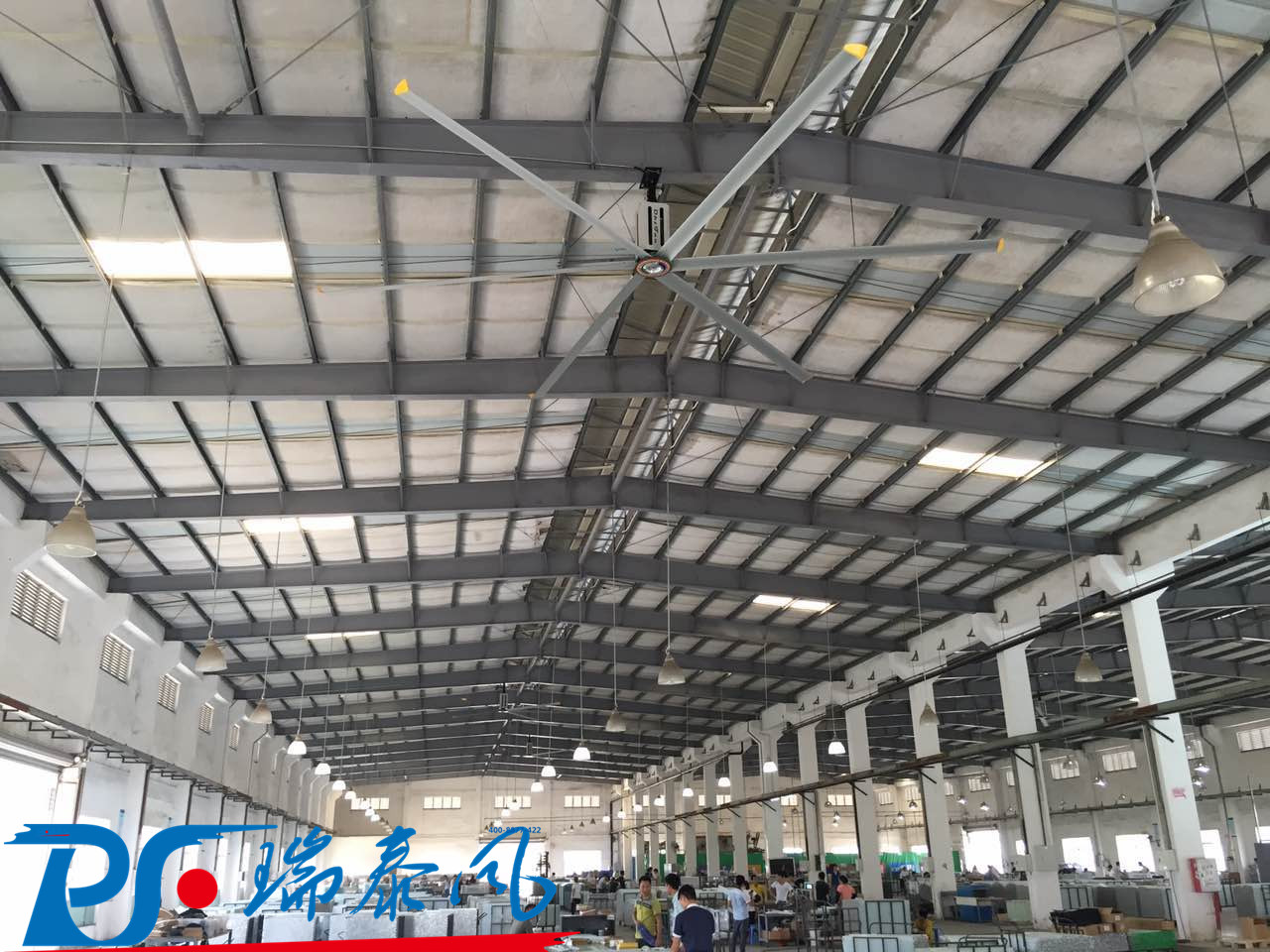 广州超大型吊扇厂家安装案例
