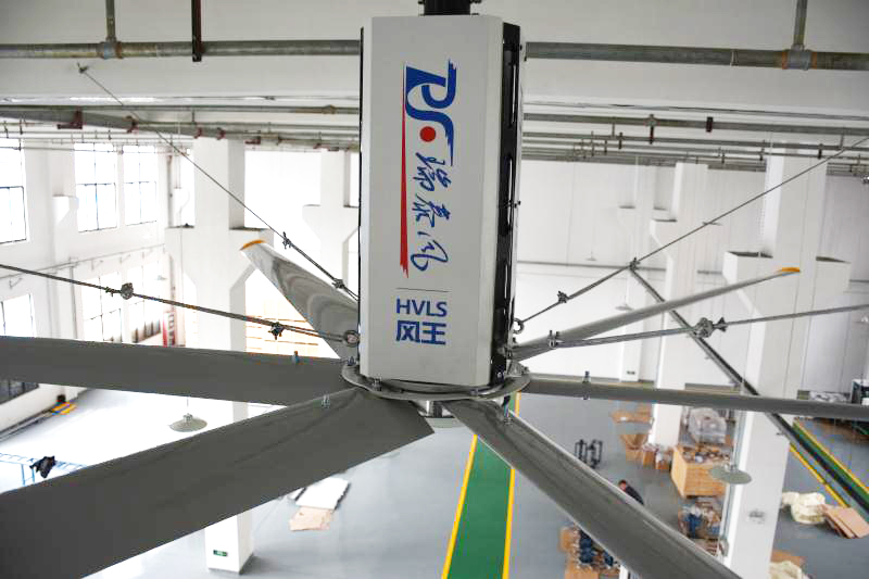 广州工业大风扇厂家瑞泰风安装案例