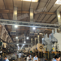 钢铁结构厂房降温通风，推荐品牌瑞泰风工业风扇
